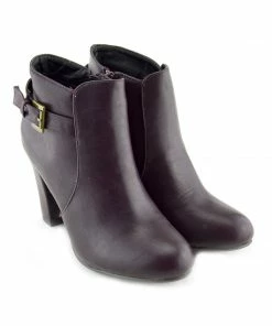 Kickfootwear Grove Croc Chelsea Ankle Boot - Burgundy