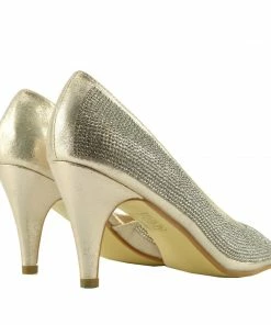 Kickfootwear WOMENS Ladies Heels Classic Party Looks Open Toe Wedding Shoes - Gold RAI21 7 Kickfootwear WOMENS Ladies Heels Classic Party Looks Open Toe Wedding Shoes - Gold RAI21