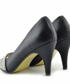 Kickfootwear Ladies Heels Classic Party Looks Open Toe Wedding Shoes - Black WOMENS 8 Kickfootwear Ladies Heels Classic Party Looks Open Toe Wedding Shoes - Black WOMENS
