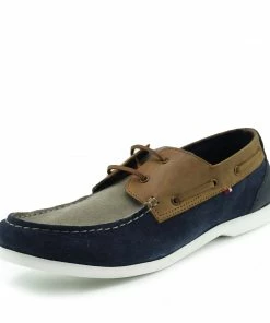 Kickfootwear MENS Mason Leather Classic 2 Eye Boat Shoes - Multi