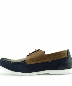 Kickfootwear MENS Mason Leather Classic 2 Eye Boat Shoes - Multi