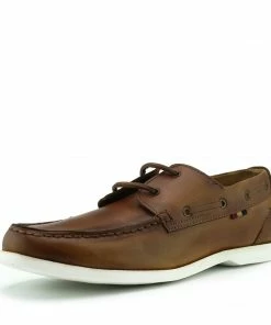 Kickfootwear Mason Leather Classic 2 Eye Boat Shoes- Tan MENS 10 Kickfootwear Mason Leather Classic 2 Eye Boat Shoes- Tan MENS