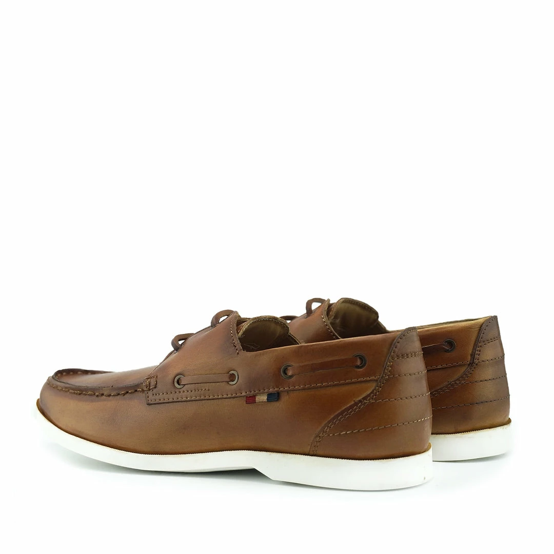 Kickfootwear Mason Leather Classic 2 Eye Boat Shoes- Tan MENS 3 Kickfootwear Mason Leather Classic 2 Eye Boat Shoes- Tan MENS