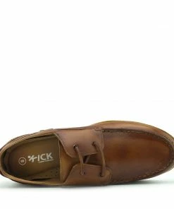 Kickfootwear Mason Leather Classic 2 Eye Boat Shoes- Tan MENS 9 Kickfootwear Mason Leather Classic 2 Eye Boat Shoes- Tan MENS