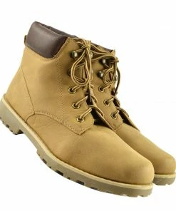Kickfootwear Blaine Lace Up Boots - Tan