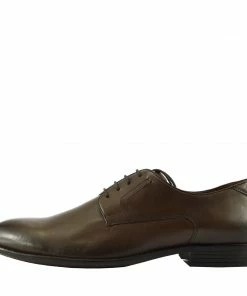 Kickfootwear Smooth Leather Oxford Shoes - Brown MENS