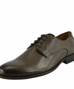 Kickfootwear Smooth Leather Oxford Shoes - Brown MENS