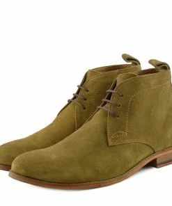 Kickfootwear Harley Classic Suede Desert Ankle Boots - Tan