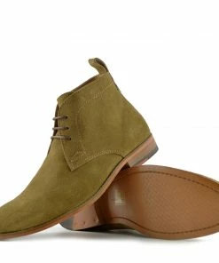 Kickfootwear Harley Classic Suede Desert Ankle Boots - Tan