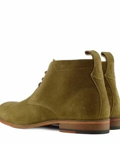 Kickfootwear Harley Classic Suede Desert Ankle Boots - Tan