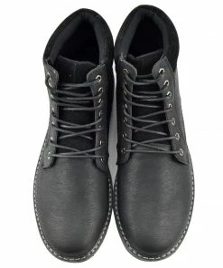 Kickfootwear Blaine Combat Lace Up Boots - Black