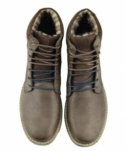 Kickfootwear Blaine Combat Casual Lace Up Boots - Brown MENS 7 Kickfootwear Blaine Combat Casual Lace Up Boots - Brown MENS