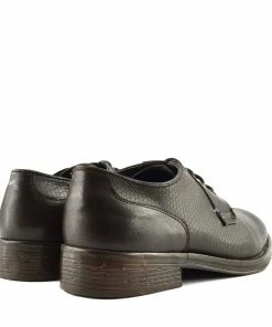 Kickfootwear MENS Smart Leather Textured Brown Shoes 12 Kickfootwear MENS Smart Leather Textured Brown Shoes