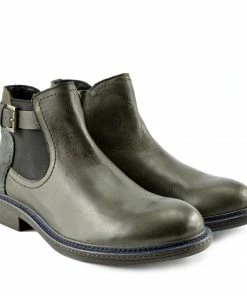 Kickfootwear Lincoln Leather Combat Military Biker Boots - Grey MENS 8 Kickfootwear Lincoln Leather Combat Military Biker Boots - Grey MENS