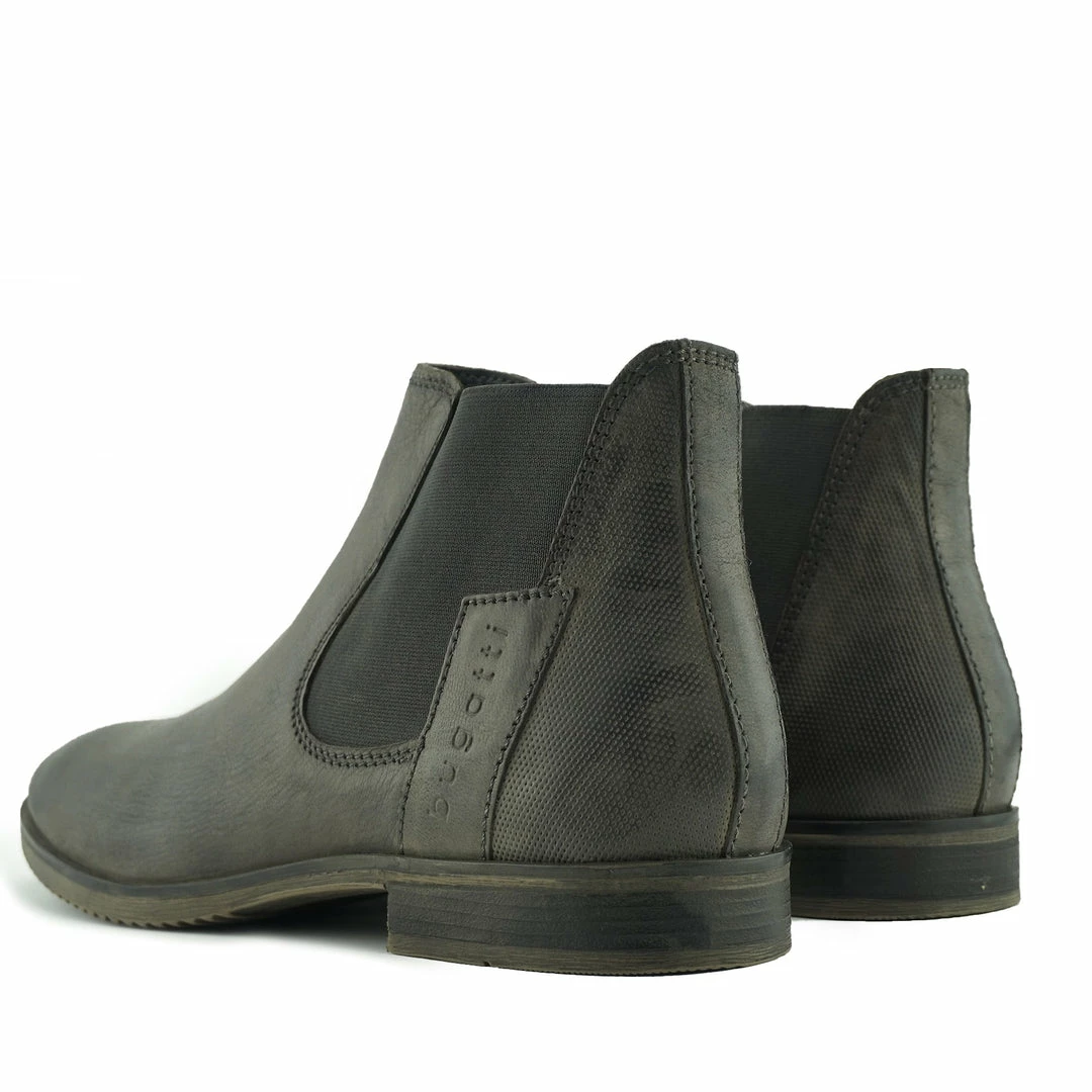 Kickfootwear Walker Classic Leather Chelsea Boots - Grey MENS 5 Kickfootwear Walker Classic Leather Chelsea Boots - Grey MENS