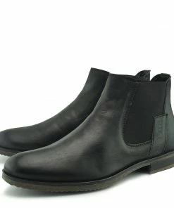 Kickfootwear Walker Classic Leather Chelsea Boots - Black