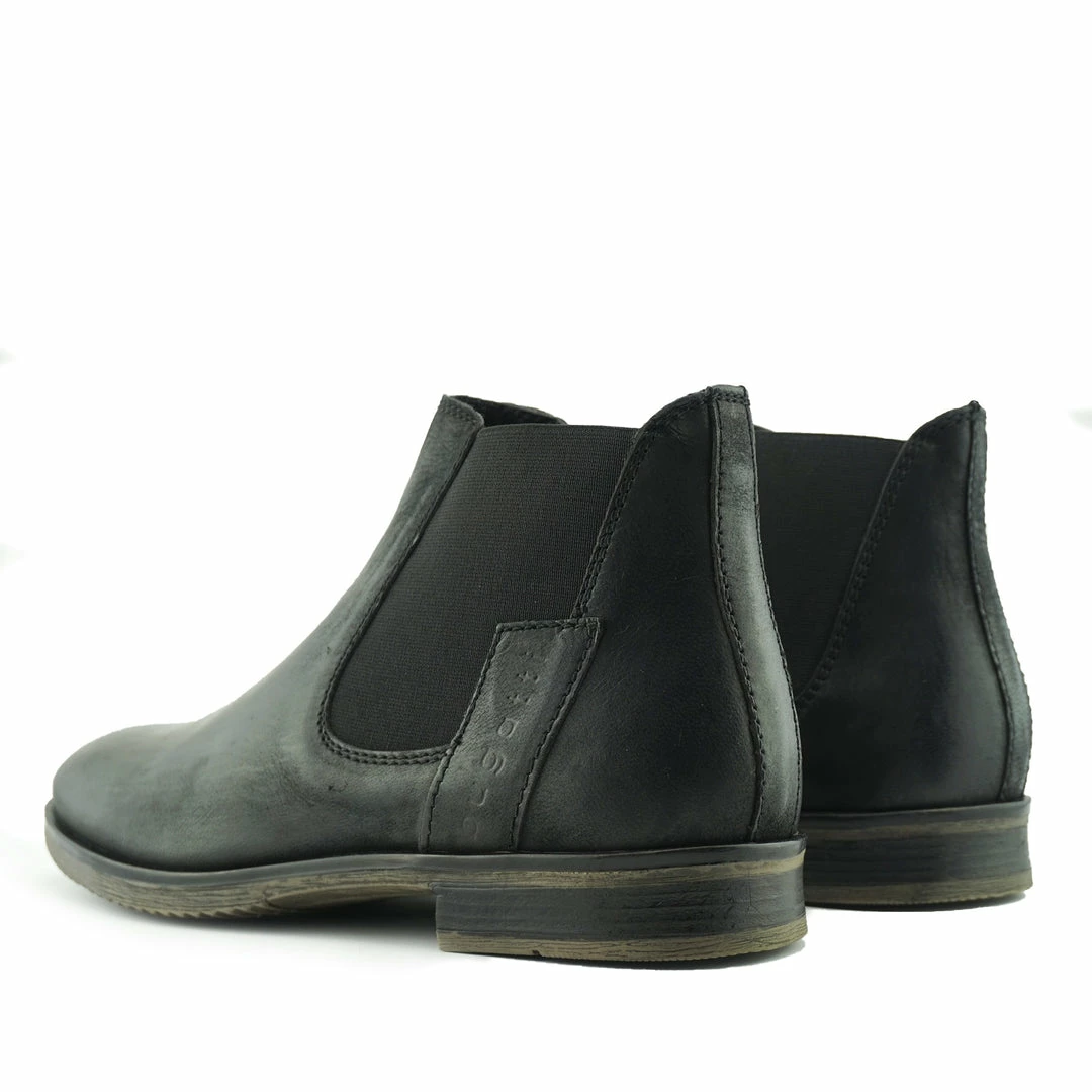 Kickfootwear Walker Classic Leather Chelsea Boots - Black 5 Kickfootwear Walker Classic Leather Chelsea Boots - Black
