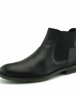Kickfootwear Walker Classic Leather Chelsea Boots - Black 12 Kickfootwear Walker Classic Leather Chelsea Boots - Black