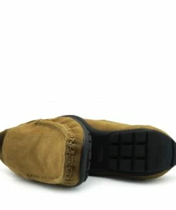 Kickfootwear Moccasin Suede Driving Loafers - Tan