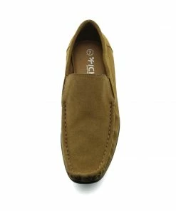Kickfootwear Moccasin Suede Driving Loafers - Tan