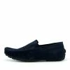 Kickfootwear Moccasin Suede Driving Loafers - Navy