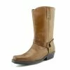 Kickfootwear Saddle Tan Harness Leather Boots