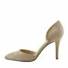 Kickfootwear Mila Pointed Toe Stiletto Court Shoes - Nude