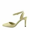 Kickfootwear Mid Heel Ankle Strap Smart Shoes - Nude WOMENS