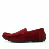 Kickfootwear Moccasin Suede Driving Loafers - Red