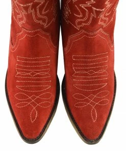 Kickfootwear Kitty Red Suede Cowboy Boots 9 Kickfootwear Kitty Red Suede Cowboy Boots