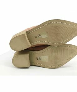 Kickfootwear Kitty Coral Blush Leather Cowboy Boots WOMENS