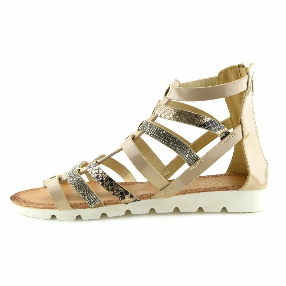 Kickfootwear Gladiator Snake Print Comfort Sandals 7 Kickfootwear Gladiator Snake Print Comfort Sandals