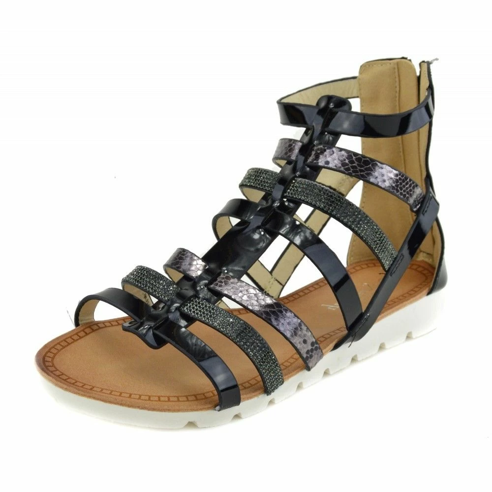 Kickfootwear Gladiator Snake Print Comfort Sandals 5 Kickfootwear Gladiator Snake Print Comfort Sandals