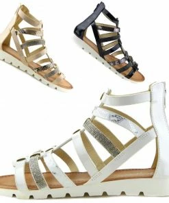 Kickfootwear Gladiator Snake Print Comfort Sandals