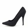 Kickfootwear High Pointed Stiletto Court Shoes - Black WOMENS