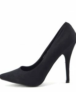 Kickfootwear High Pointed Stiletto Court Shoes - Black WOMENS