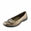 Kickfootwear Apsley Flat Casual Comfortable Ballerina Shoes - Bronze