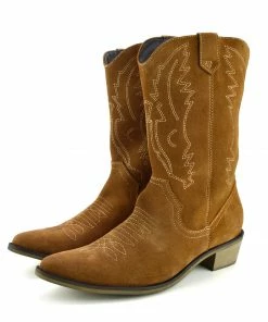 Kickfootwear WOMENS Kitty Dark Tan Suede Cowboy Boots 12 Kickfootwear WOMENS Kitty Dark Tan Suede Cowboy Boots