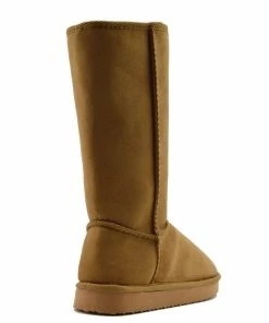 Kickfootwear Holly Mid Calf Faux Sheepskin Lined Winter Boots - Tan WOMENS 8 Kickfootwear Holly Mid Calf Faux Sheepskin Lined Winter Boots - Tan WOMENS