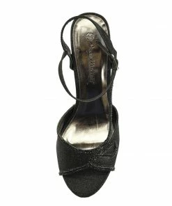 Kickfootwear Sparkle Swirl Strappy Sandals - Black 6 Kickfootwear Sparkle Swirl Strappy Sandals - Black