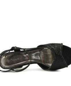 Kickfootwear Sparkle Swirl Strappy Sandals - Black 7 Kickfootwear Sparkle Swirl Strappy Sandals - Black