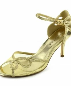 Kickfootwear Sparkle Swirl Strappy Sandals - Gold