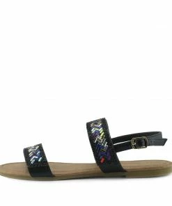 Kickfootwear Women's Summer Sandals Very Comfortable - Black WOMENS