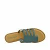 Kickfootwear Womens Summer Comfort Colour Leather Sandals - Green