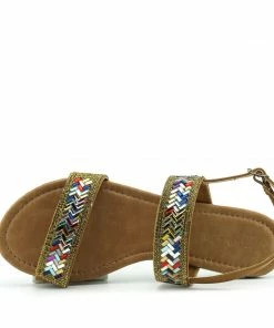 Kickfootwear Women's Summer Sandals Very Comfortable - Coffee WOMENS 5 Kickfootwear Women's Summer Sandals Very Comfortable - Coffee WOMENS