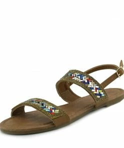 Kickfootwear Women's Summer Sandals Very Comfortable - Coffee WOMENS