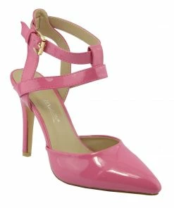 Kickfootwear WOMENS High Ankle Strap Pointed Shoes - Coral