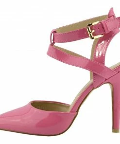 Kickfootwear WOMENS High Ankle Strap Pointed Shoes - Coral