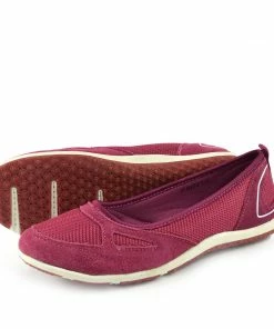 Kickfootwear Arbury Flat Mary Jane Walking Ballerina Pumps - Magenta F80210