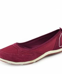 Kickfootwear Arbury Flat Mary Jane Walking Ballerina Pumps - Magenta F80210